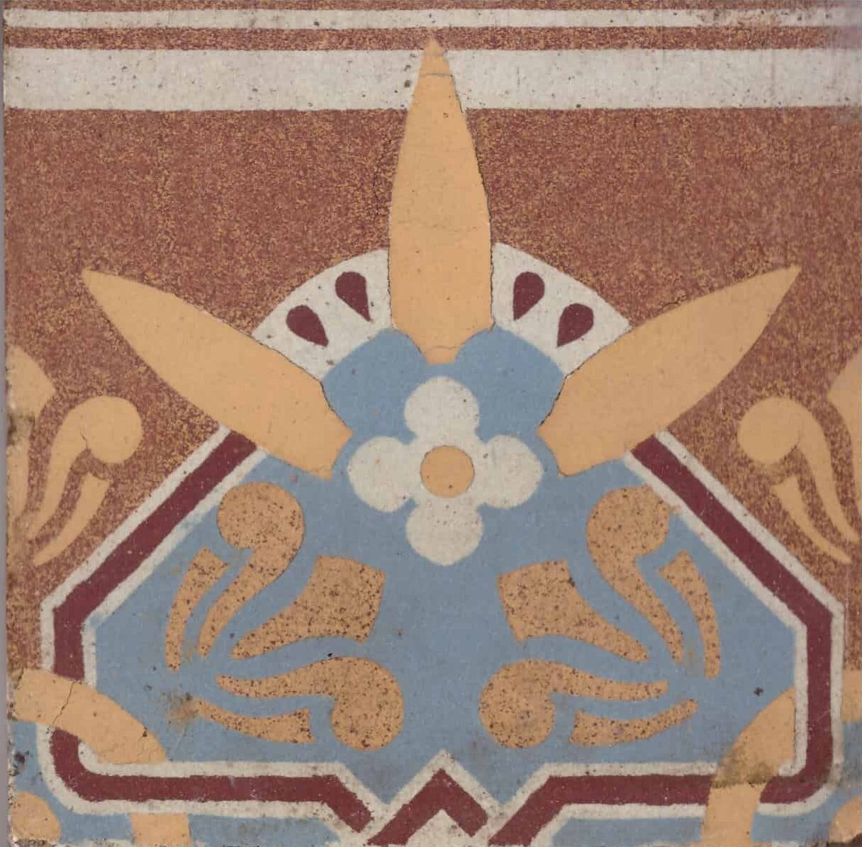 vintage tegel CERA 123