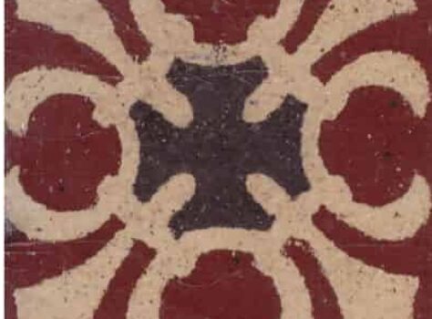 vintage tegel CERA 092