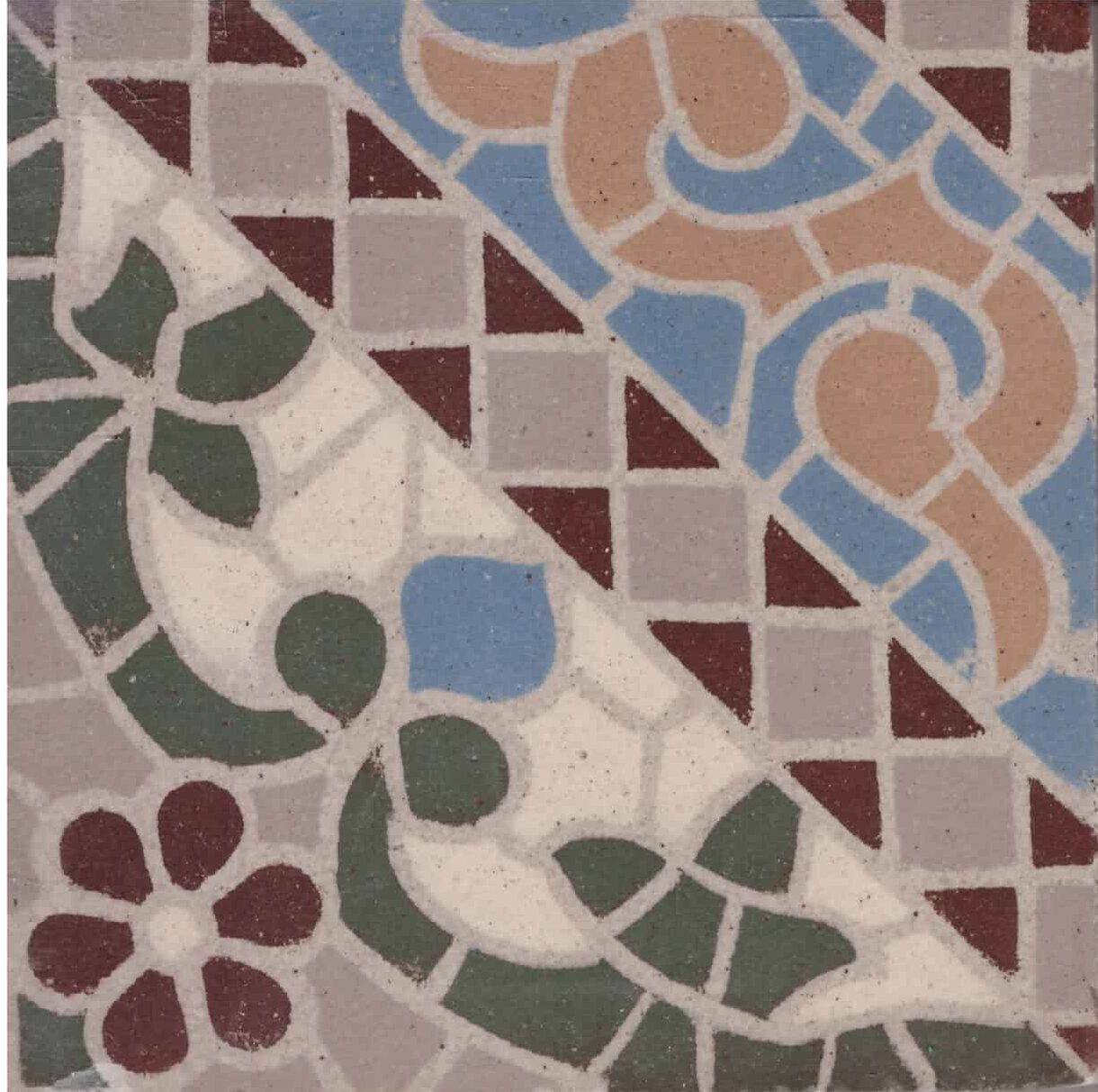 vintage tegel CERA 036