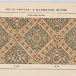 antieke vloertegels Carrelages Ceramiques de Boch Freres a Maubeuge Nord 1887