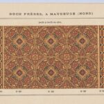 antieke vloertegels Carrelages Ceramiques de Boch Freres a Maubeuge Nord 1887