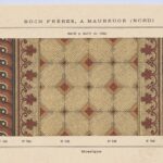 Oude vloer Carrelages Ceramiques de Boch Freres a Maubeuge Nord 1887