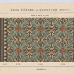 Oude tegelvloer Carrelages Ceramiques de Boch Freres a Maubeuge Nord 1887
