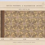Antieke vloer Carrelages Ceramiques de Boch Freres a Maubeuge Nord 1887