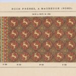Antique tiles Carrelages Ceramiques de Boch Freres a Maubeuge Nord 1887