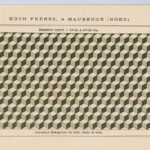 Cementtegels Carrelages Ceramiques de Boch Freres a Maubeuge Nord 1887