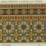 Boch Freres 1908 antieke patroontegel
