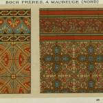 Boch Freres 1908 antieke motieftegels
