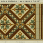 Boch Freres 1908 antieke motieftegels