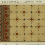 Boch Freres 1908 antieke retrotegel