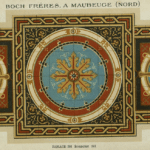 Boch Freres 1908 vintage tegel