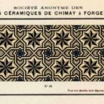 keramische patroontegel van Societe Anonyme des carrelages Ceramiques de Chimay a Forges Lez Chimay