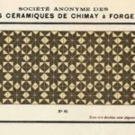 keramische motieftegels van Societe Anonyme des carrelages Ceramiques de Chimay a Forges Lez Chimay