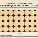 Antique floor tiles Societe Anonyme des carrelages Ceramiques de Chimay a Forges Lez Chimay