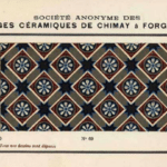 oude cementtegels van Societe Anonyme des carrelages Ceramiques de Chimay a Forges Lez Chimay