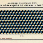 oude patroontegels van Societe Anonyme des carrelages Ceramiques de Chimay a Forges Lez Chimay
