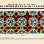 retrotegels van Societe Anonyme des carrelages Ceramiques de Chimay a Forges Lez Chimay
