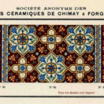 patroontegels keramisch Societe Anonyme des carrelages Ceramiques de Chimay a Forges Lez Chimay