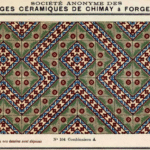 antieke vloer van Societe Anonyme des carrelages Ceramiques de Chimay a Forges Lez Chimay