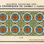 tegels met patronen van Societe Anonyme des carrelages Ceramiques de Chimay a Forges Lez Chimay
