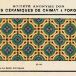 oude tegels van patroon van Societe Anonyme des carrelages Ceramiques de Chimay a Forges Lez Chimay
