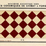 Oude effen keramische tegels van Societe Anonyme des carrelages Ceramiques de Chimay a Forges Lez Chimay