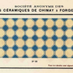 tegels met motief van Societe Anonyme des carrelages Ceramiques de Chimay a Forges Lez Chimay